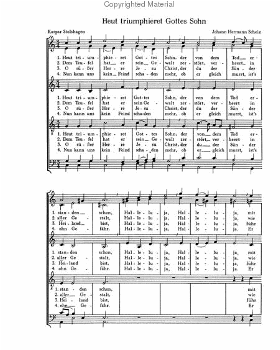 Heut triumphieret Gottes Sohn