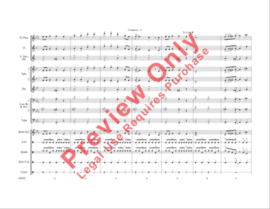 Hit the Road Jack Hit the Road Jack Marching Band scores gallery preview page 13