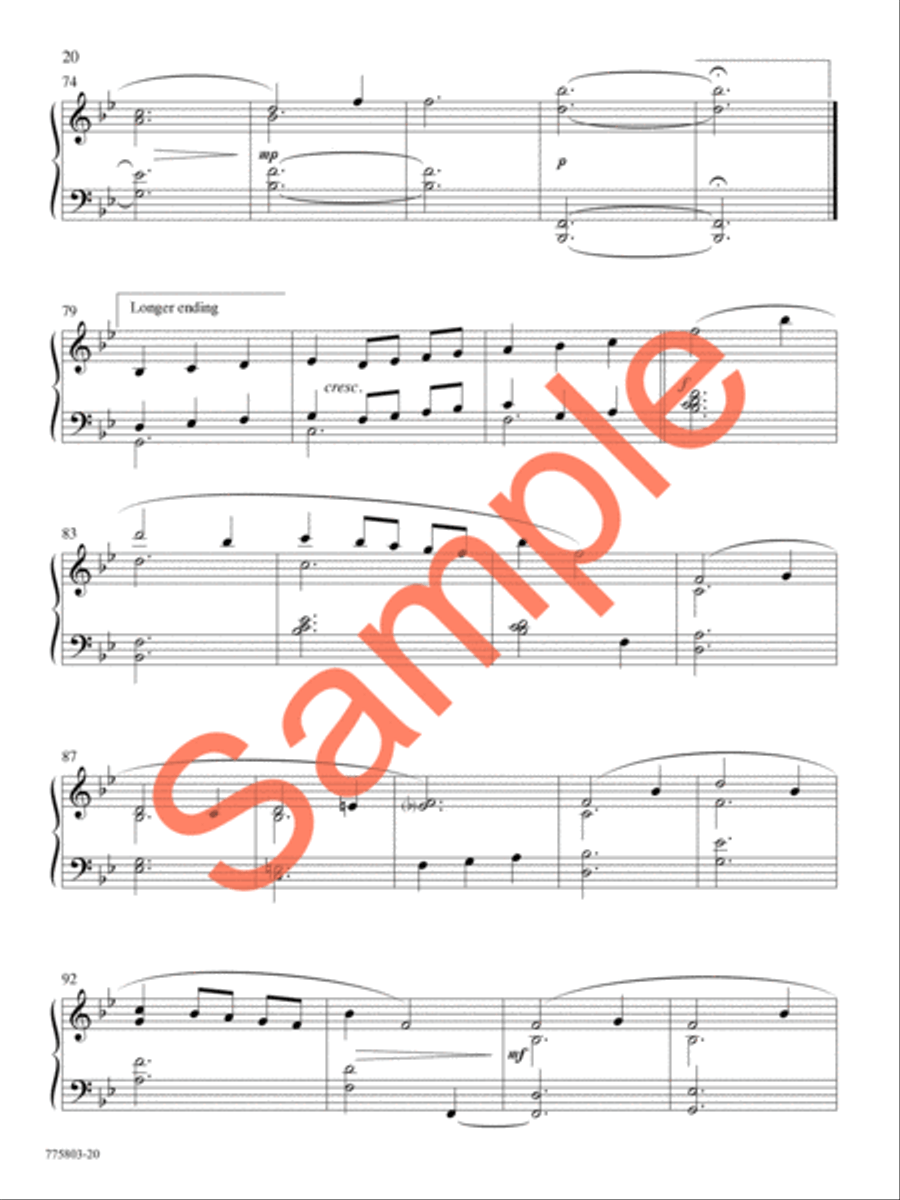My Joy and My Rest Piano Solo scores gallery preview page 17