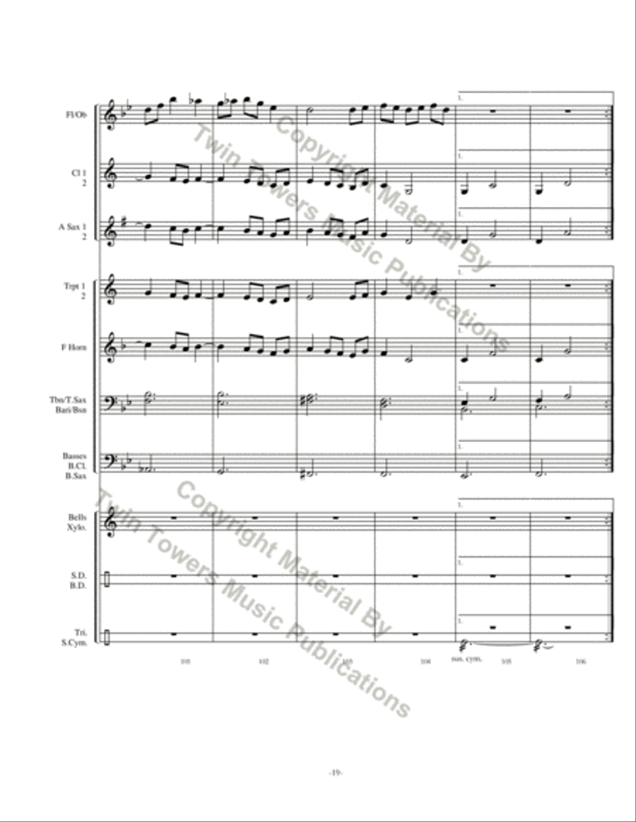Rondo Concert Band scores gallery preview page 20