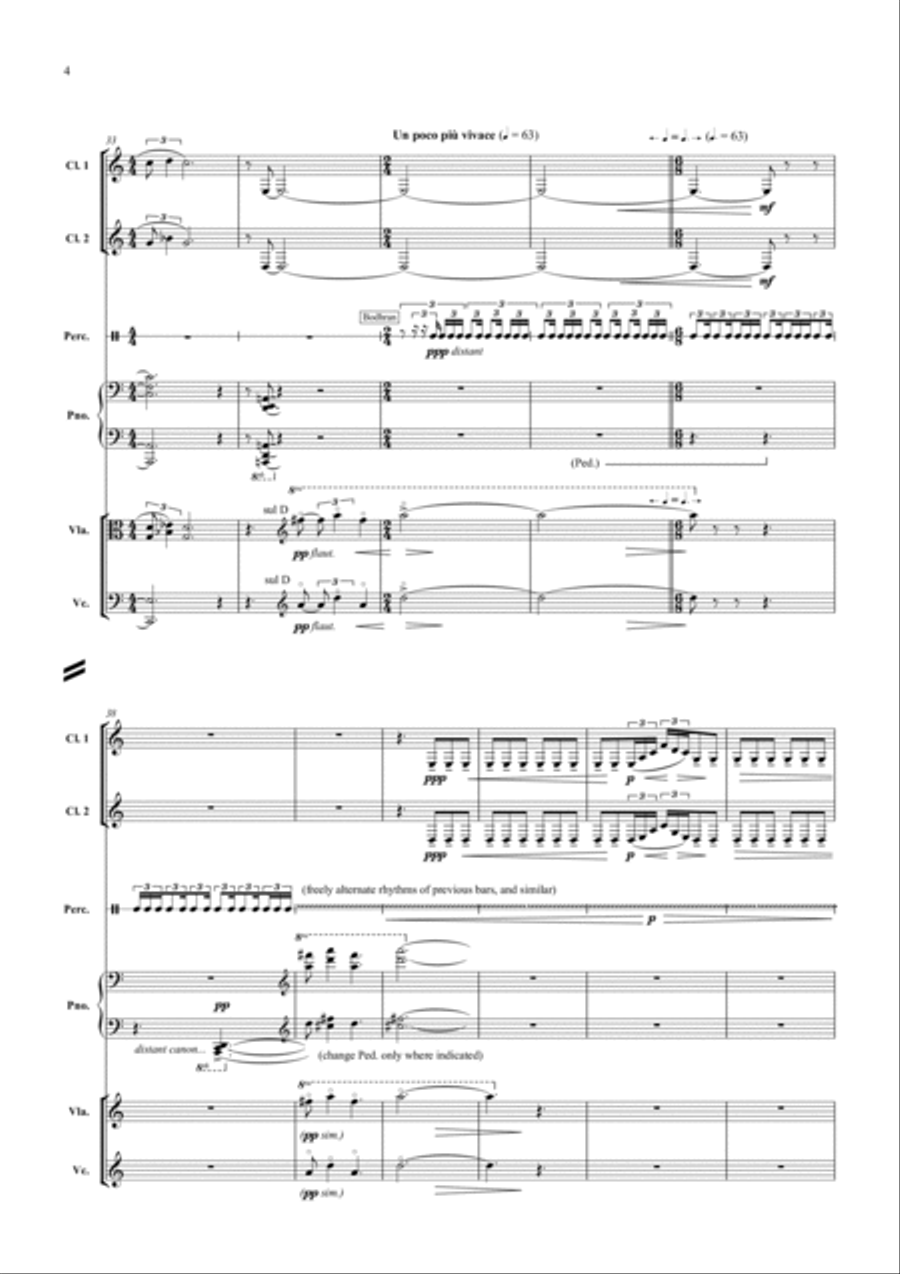 On Claudy Banks Clarinet scores gallery preview page 6