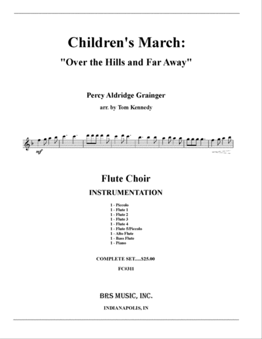 Children's March: Flute Choir scores gallery preview page 1