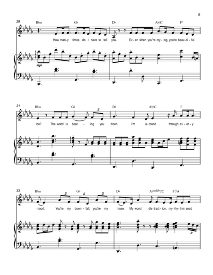 All Of Me Voice scores gallery preview page 5