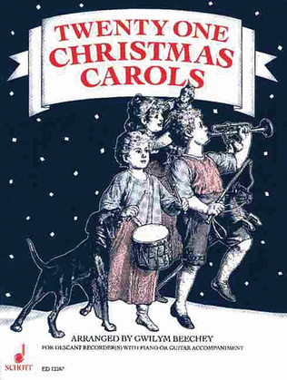 Book cover for 21 Christmas Carols