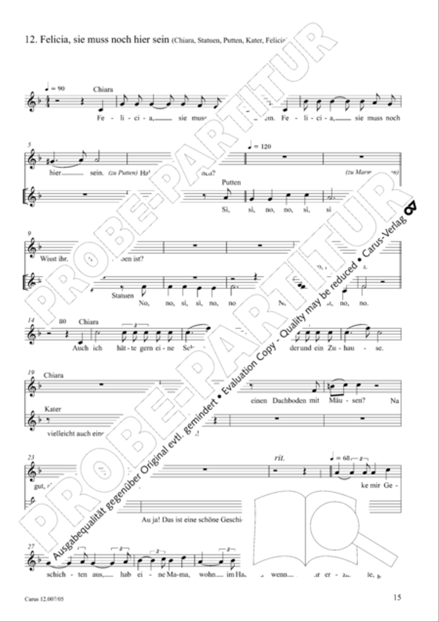 La Piccola Banda Children's Choir scores gallery preview page 16