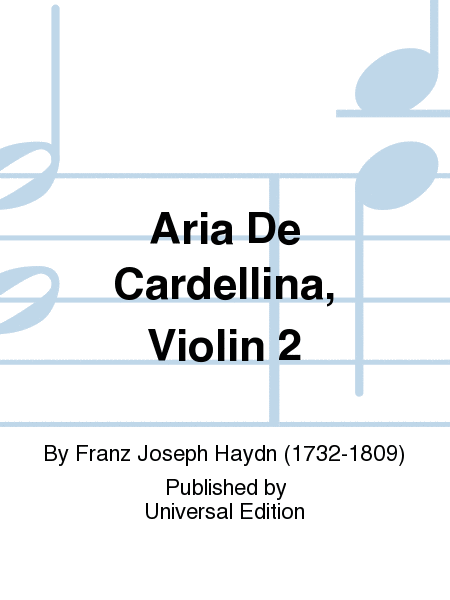 Aria De Cardellina, Violin 2
