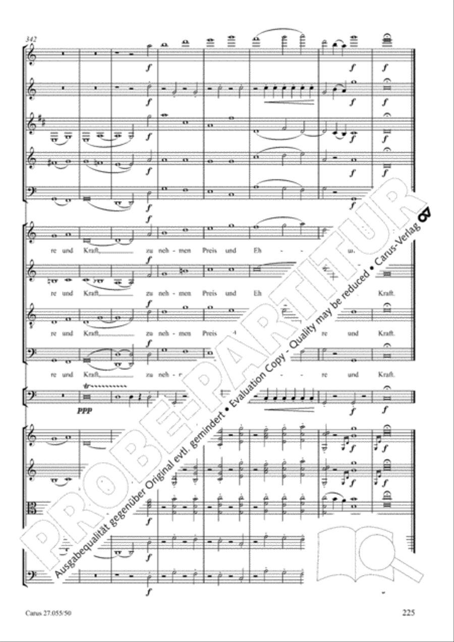 Ein Deutsches Requiem (German Requiem) 4-Part scores gallery preview page 232