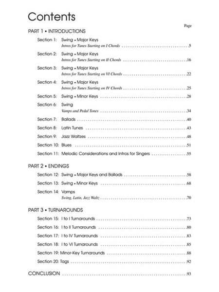 Intros, Endings & Turnarounds for Keyboard