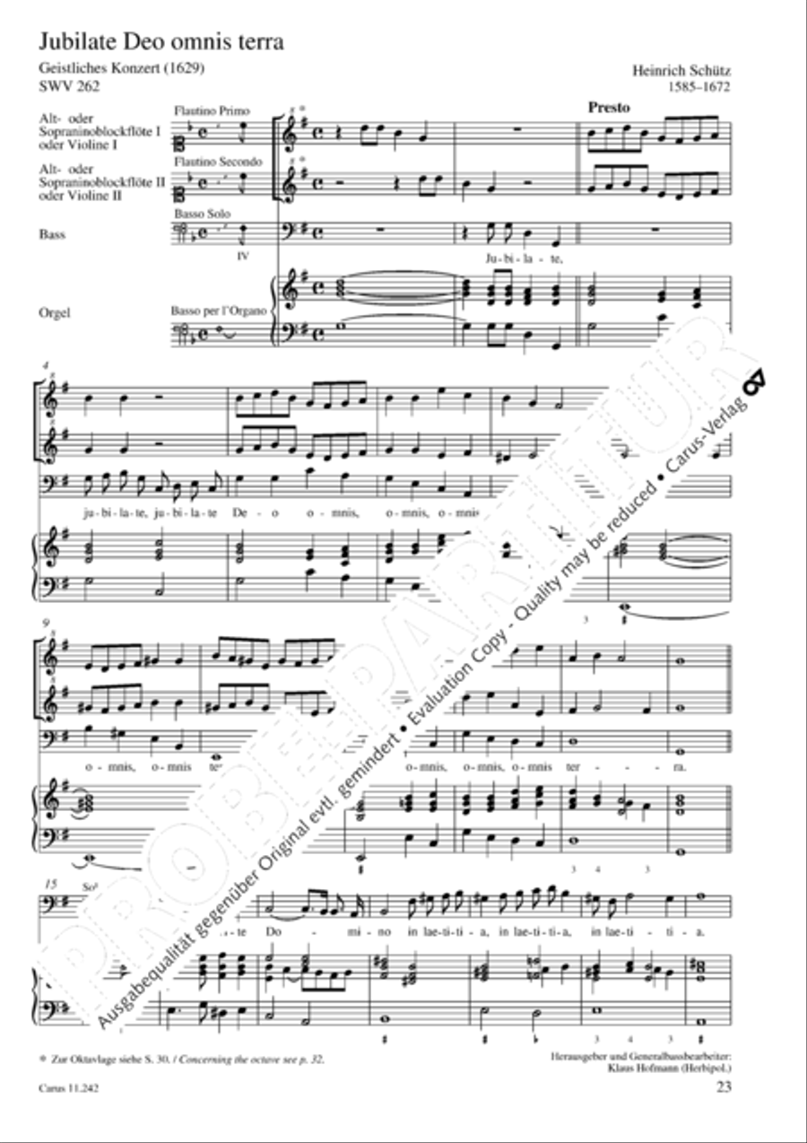 Flauto e voce IX Recorder scores gallery preview page 24