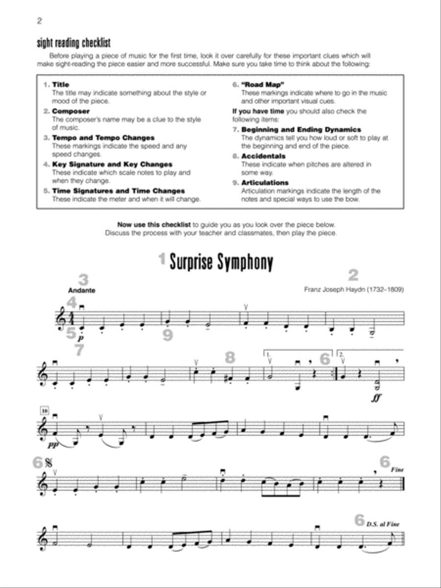 Sight-Read It for Strings (Violin) Chamber Orchestra scores gallery preview page 3