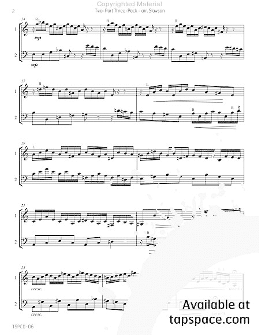 Two-Part Three-Pack 2-Part scores gallery preview page 5