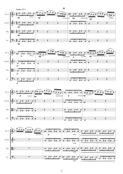 Vivaldi - Violin Concerto in F major RV 284 Op.4 No.9 for String Quartet image number null