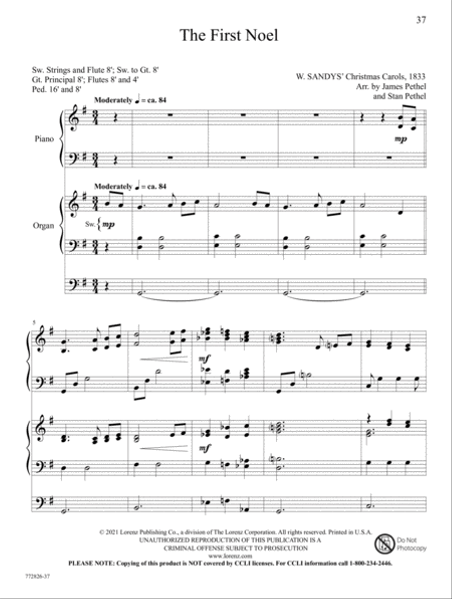 Hymns and Spiritual Songs Organ scores gallery preview page 17