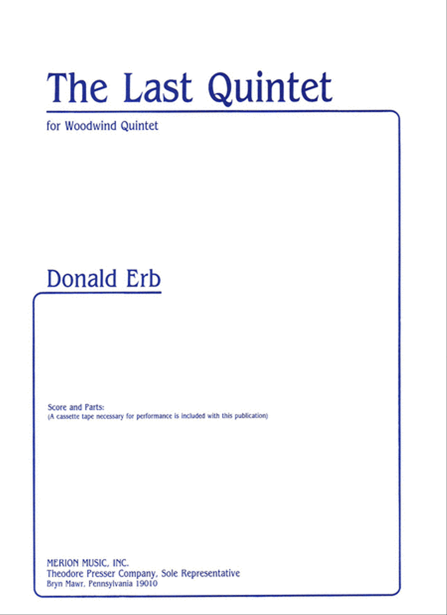The Last Quintet The Last Quintet Chamber Music scores gallery preview page 1