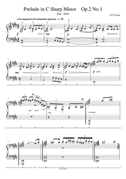 Op. 2. Four Preludes