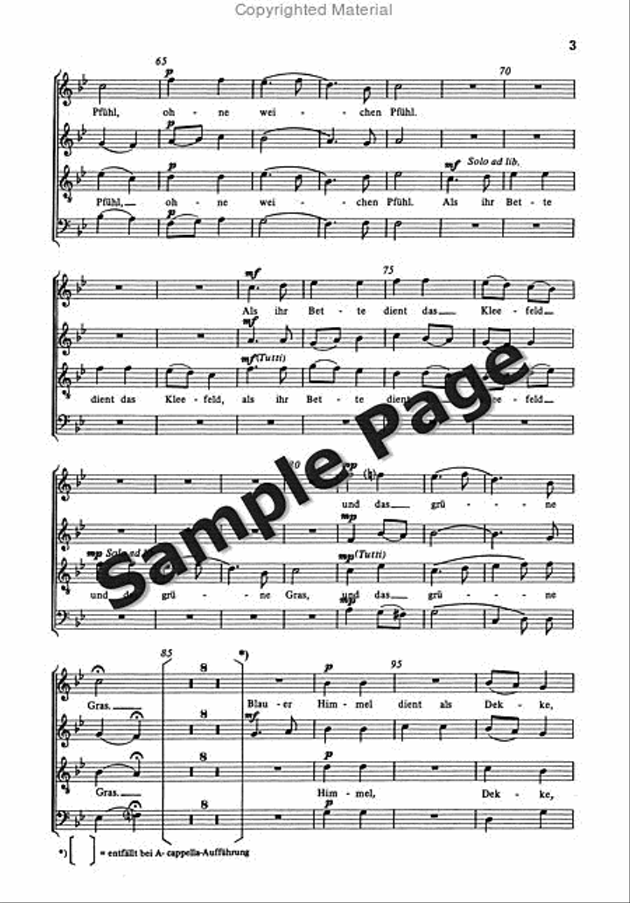 Steffen W Stand Ein Mandelbaum 4-Part scores gallery preview page 4