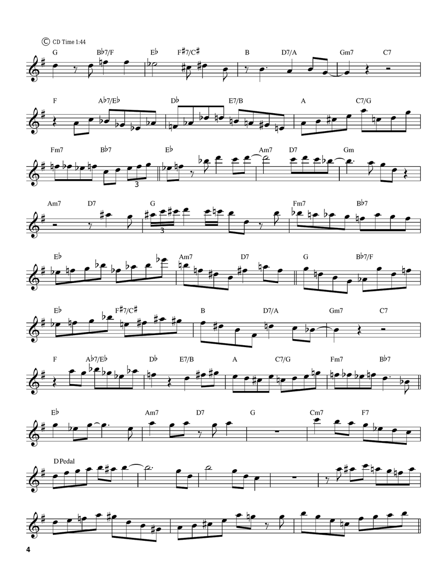 Satellite Tenor Saxophone scores gallery preview page 4