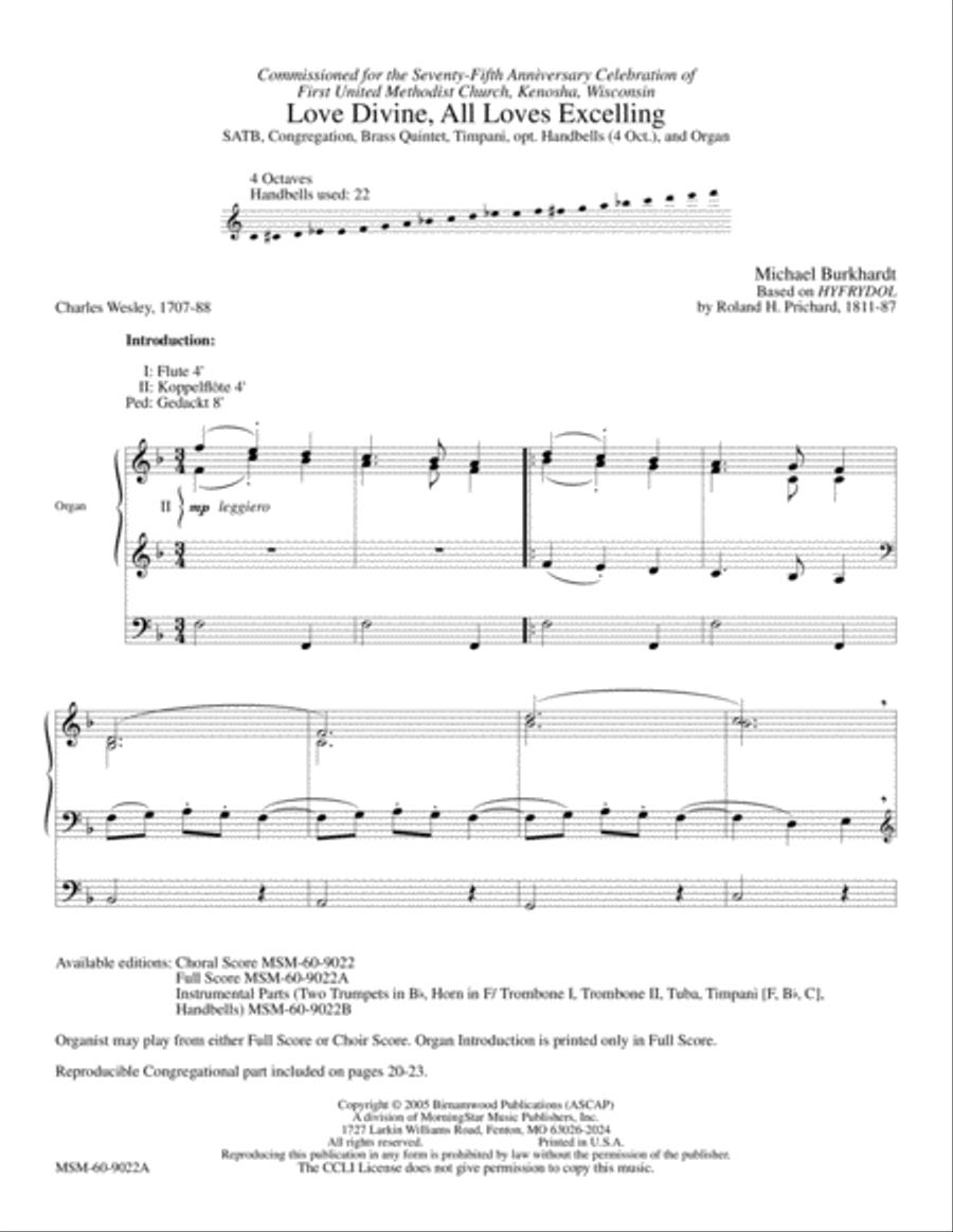 Love Divine, All Loves Excelling Choir scores gallery preview page 3
