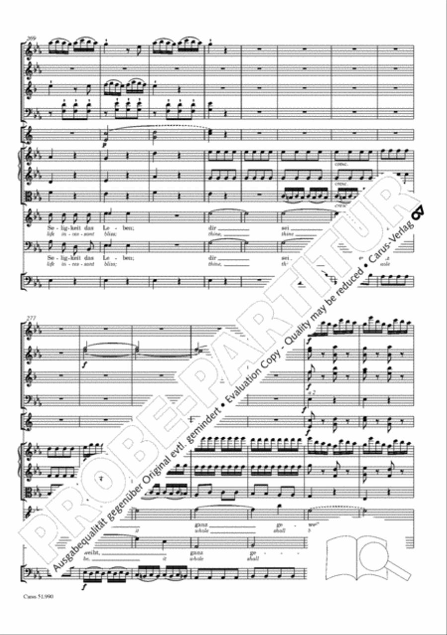 The Creation (Die Schopfung) 4-Part scores gallery preview page 321