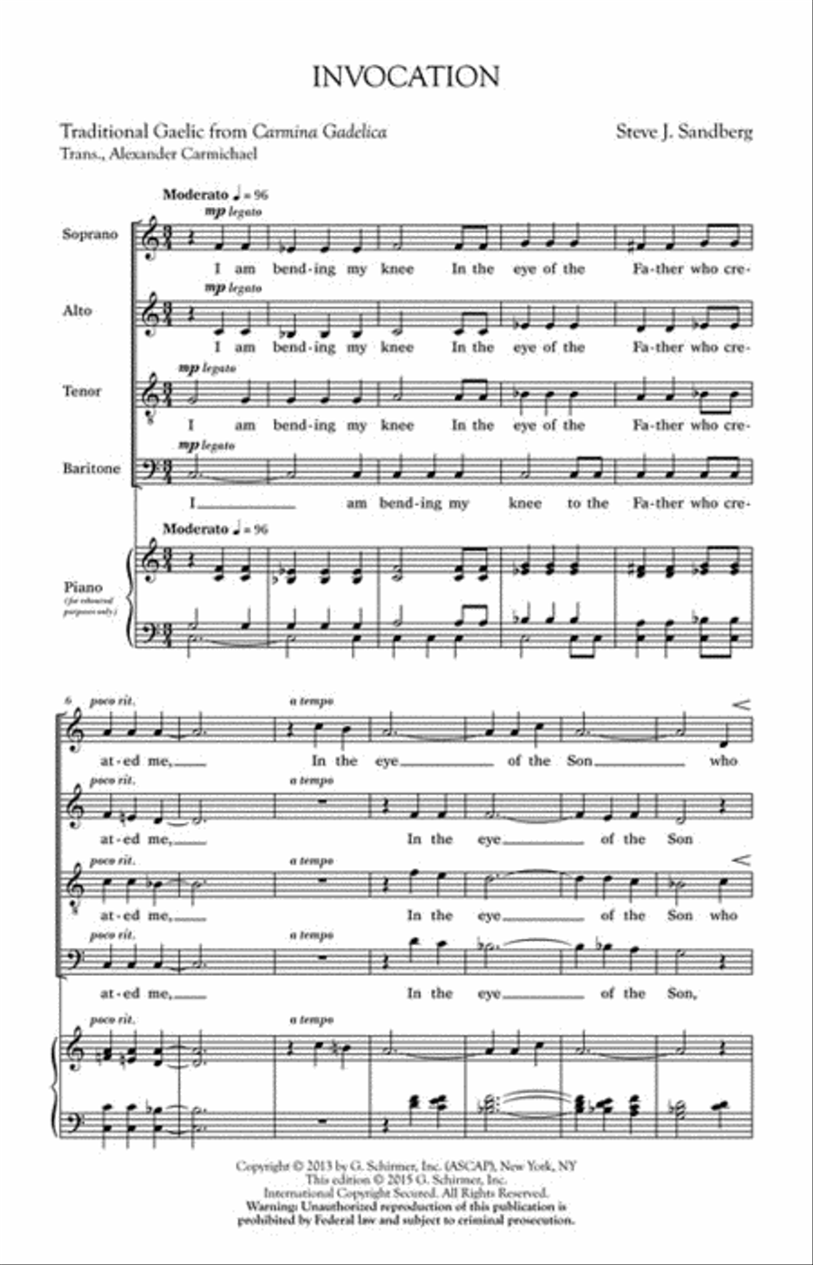 Invocation Divisi scores gallery preview page 2