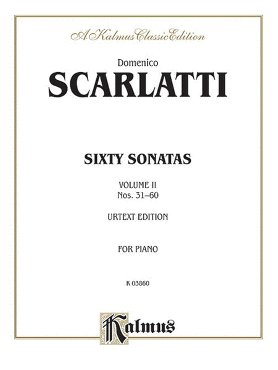Sixty Sonatas (Urtext), Volume 2 Piano Solo scores gallery preview page 1