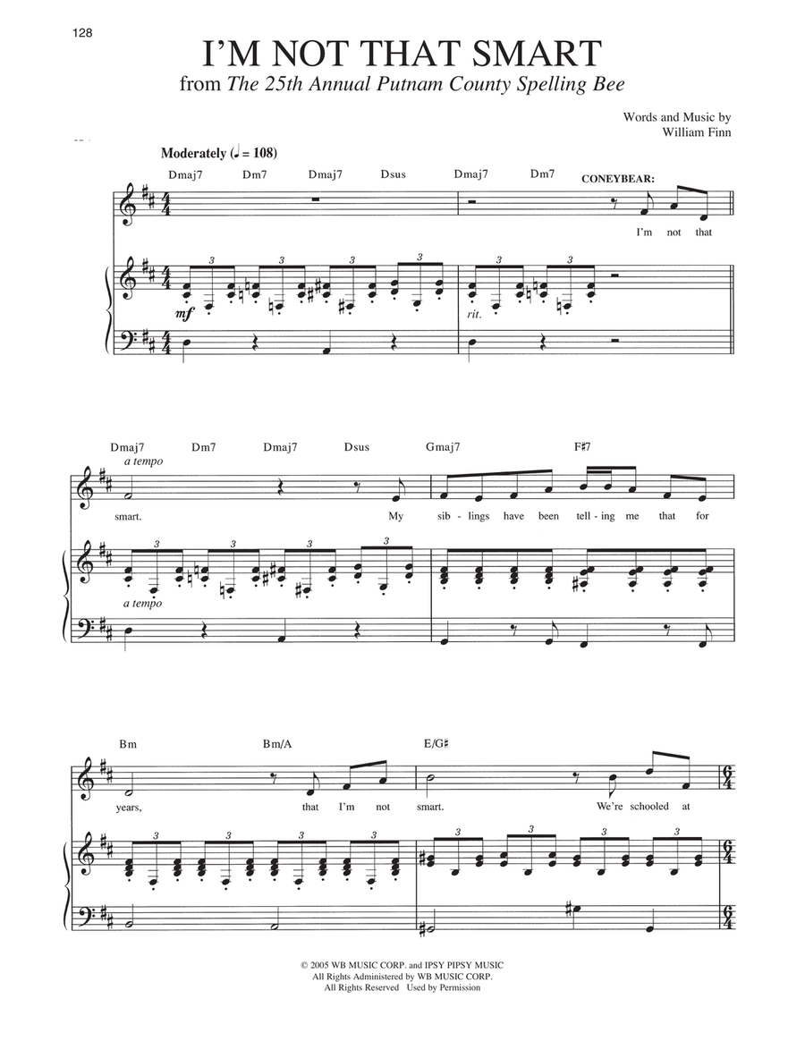 I'm Not That Smart Low Voice scores gallery preview page 1