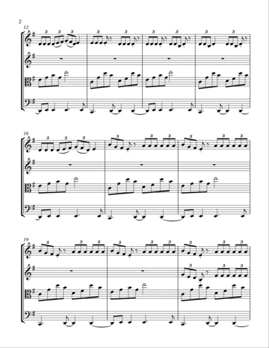 Yosemite Yosemite String Quartet scores gallery preview page 2