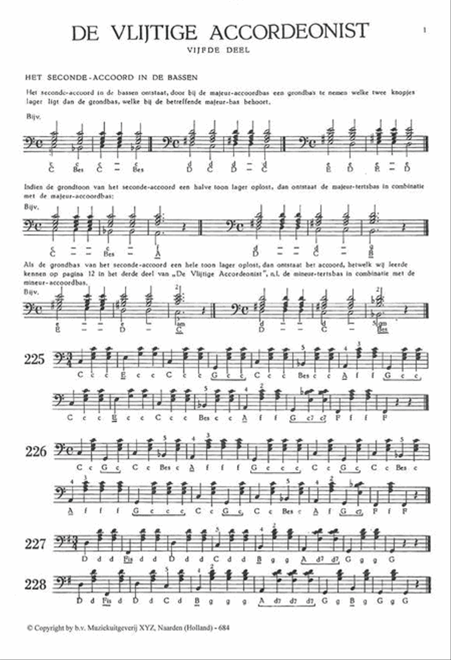 Vlijtige Accordeonist 5 Vlijtige Accordeonist 5 Accordion scores gallery preview page 2
