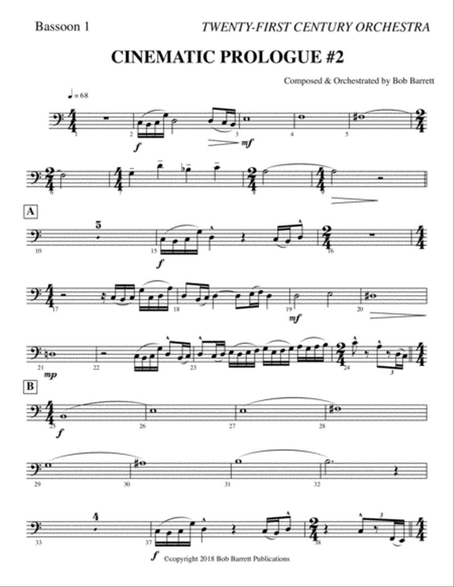CINEMATIC PROLOGUE #2 CINEMATIC PROLOGUE #2 Full Orchestra scores gallery preview page 5