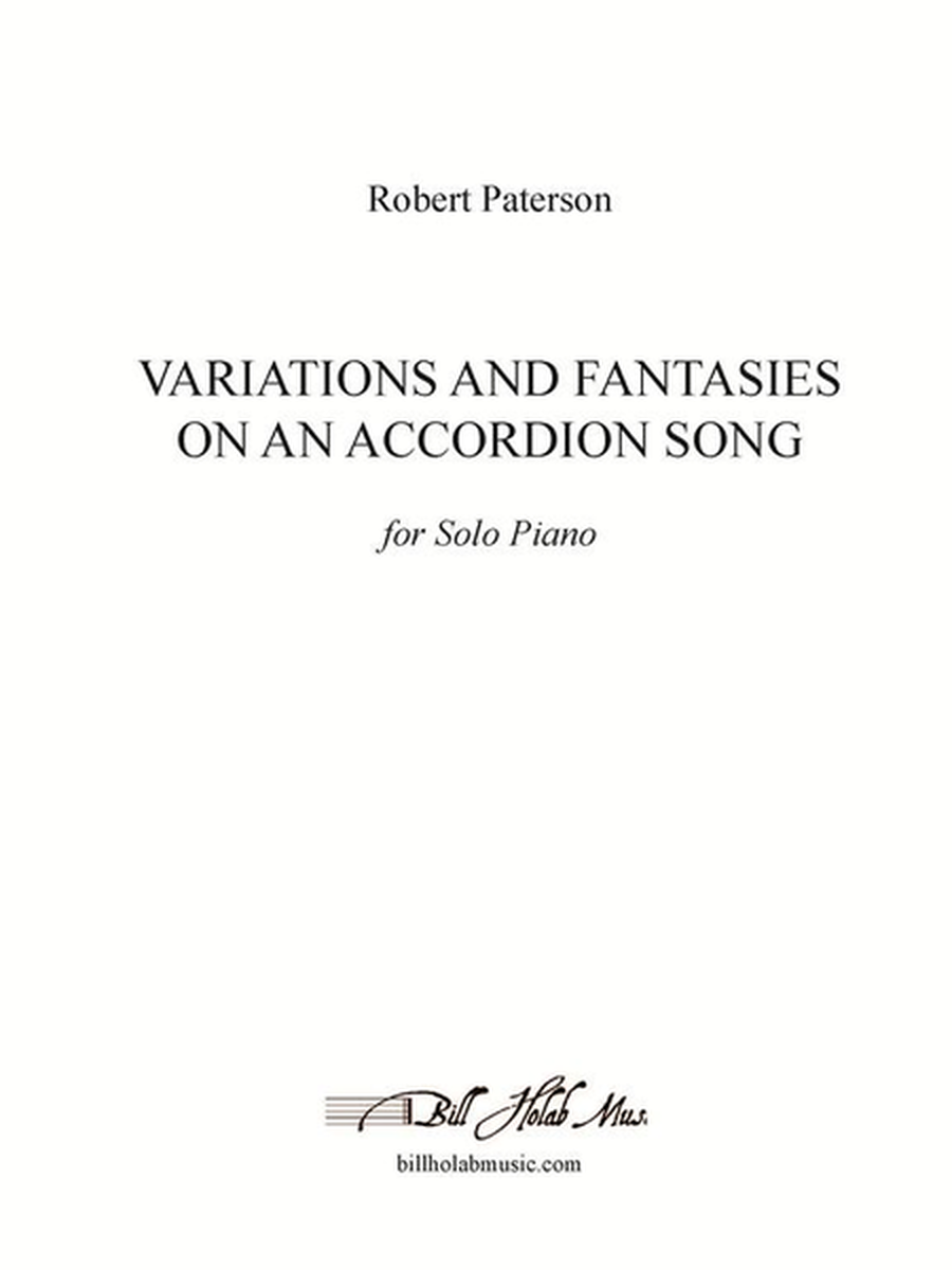Variations and Fantasies on an Accordion Song
