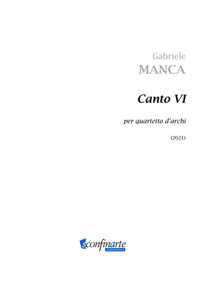 GABRIELE MANCA: Canto VI