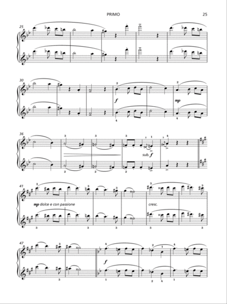 Piano Sketches Duets Book 1 Piano Duet scores gallery preview page 24