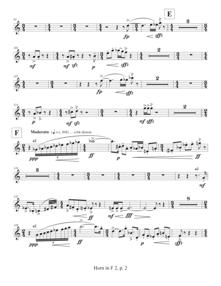Concerto for Concert Band (2011) Horn part 2