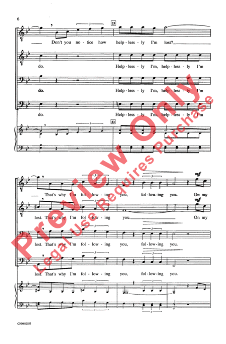Misty 4-Part scores gallery preview page 6