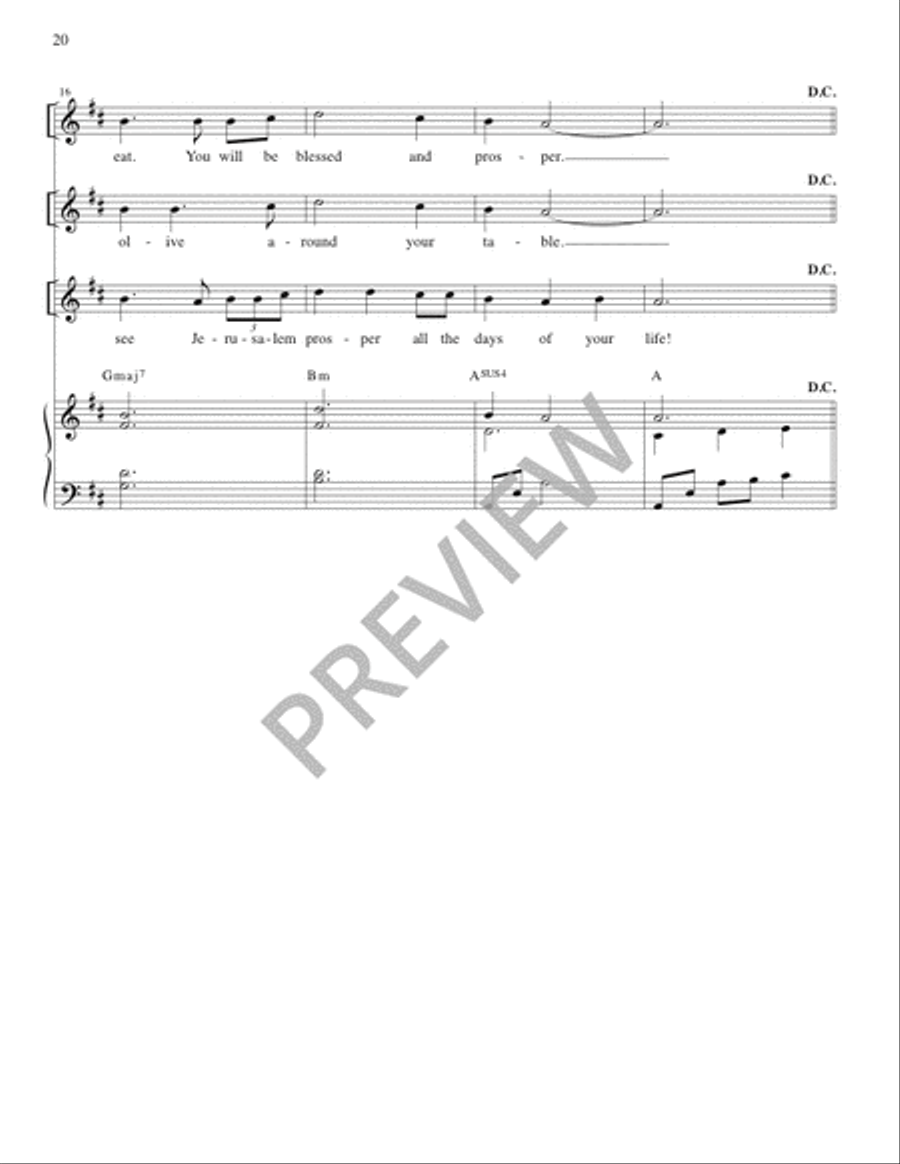 The Lyric Psalter, Year C Piano scores gallery preview page 22