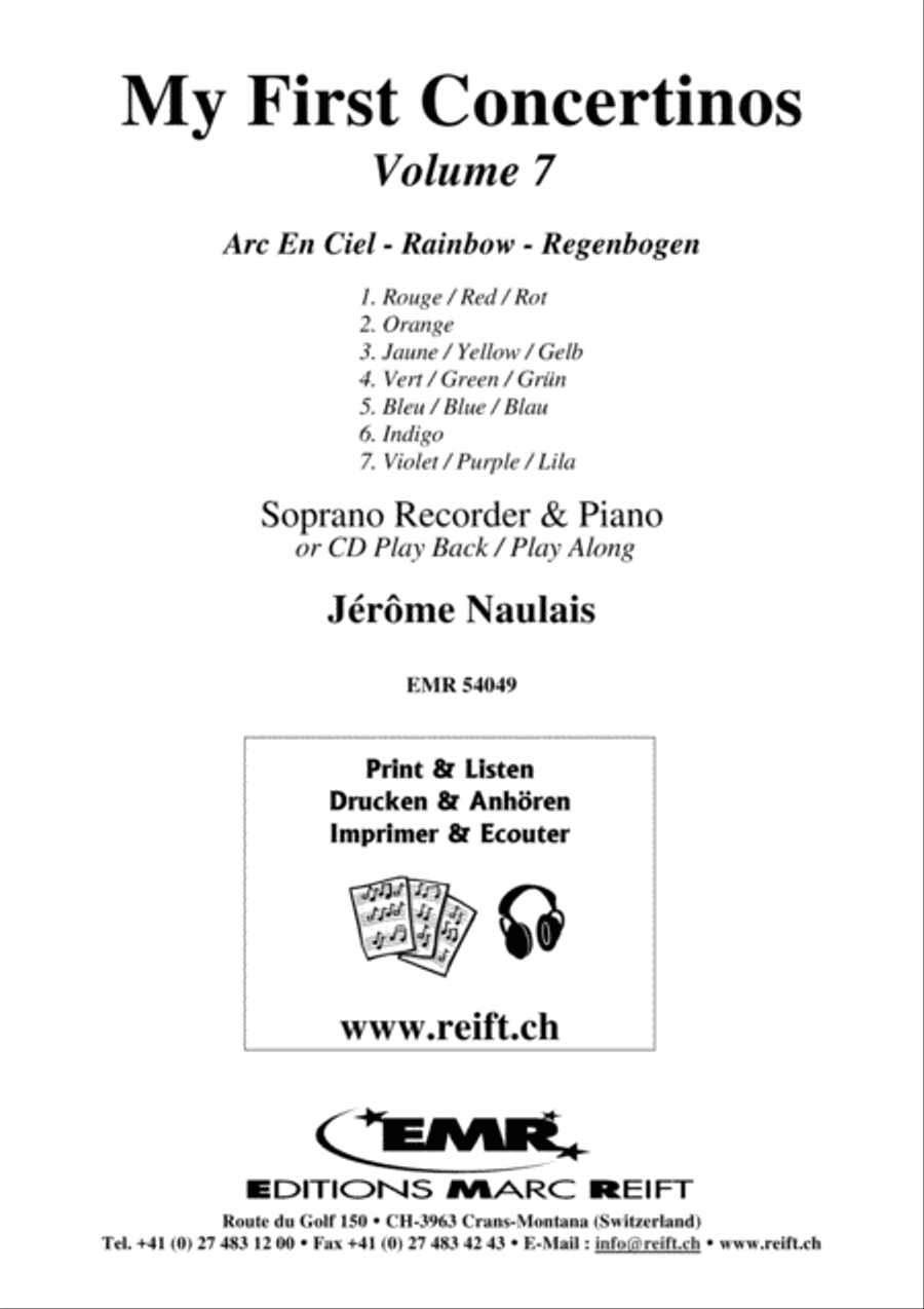 My First Concertinos Volume 7 Soprano Recorder scores gallery preview page 2