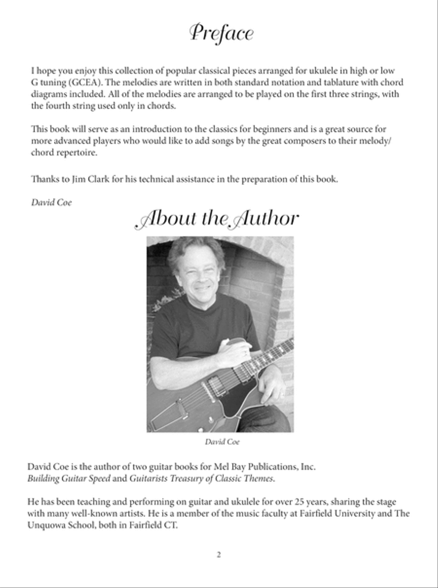Favorite Classical Themes for Ukulele Acoustic Guitar scores gallery preview page 3
