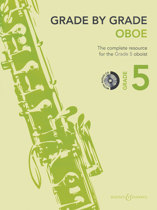 Book cover for Grade by Grade - Oboe (Grade 5)