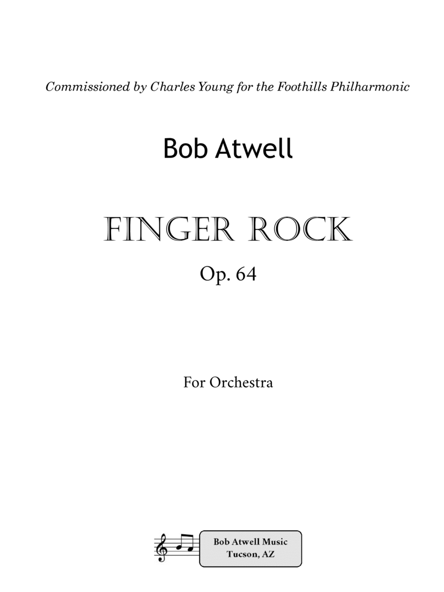 Finger Rock Full Orchestra scores gallery preview page 1