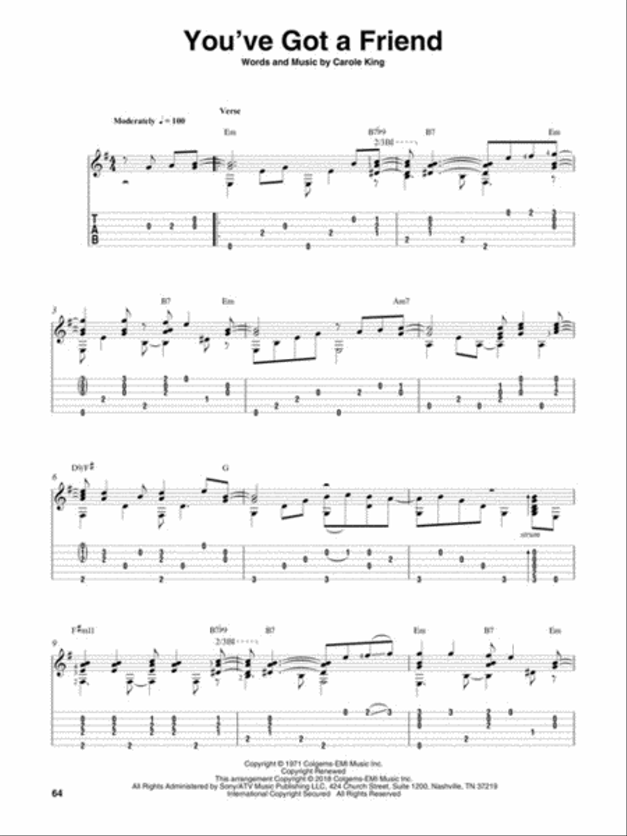 Relaxing Songs for Fingerstyle Guitar Electric Guitar scores gallery preview page 5