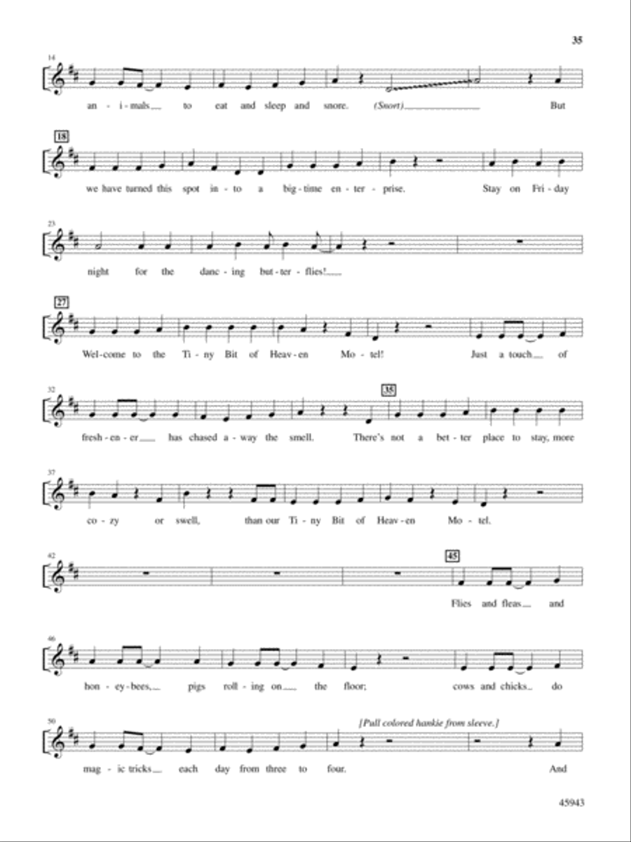 The Noel Critter Motel Choir scores gallery preview page 35