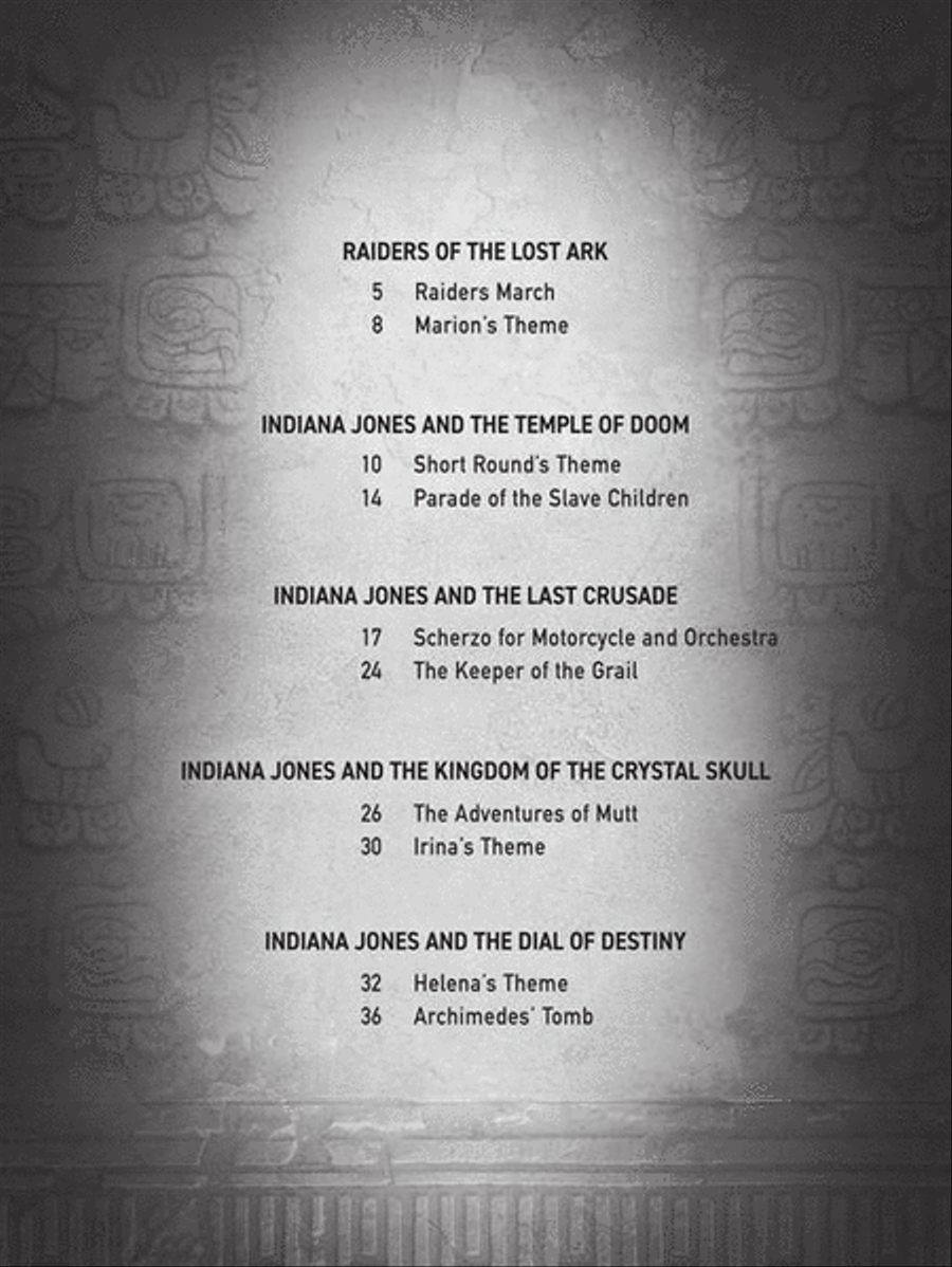 Indiana Jones Piano Solo Collection Piano Solo scores gallery preview page 3