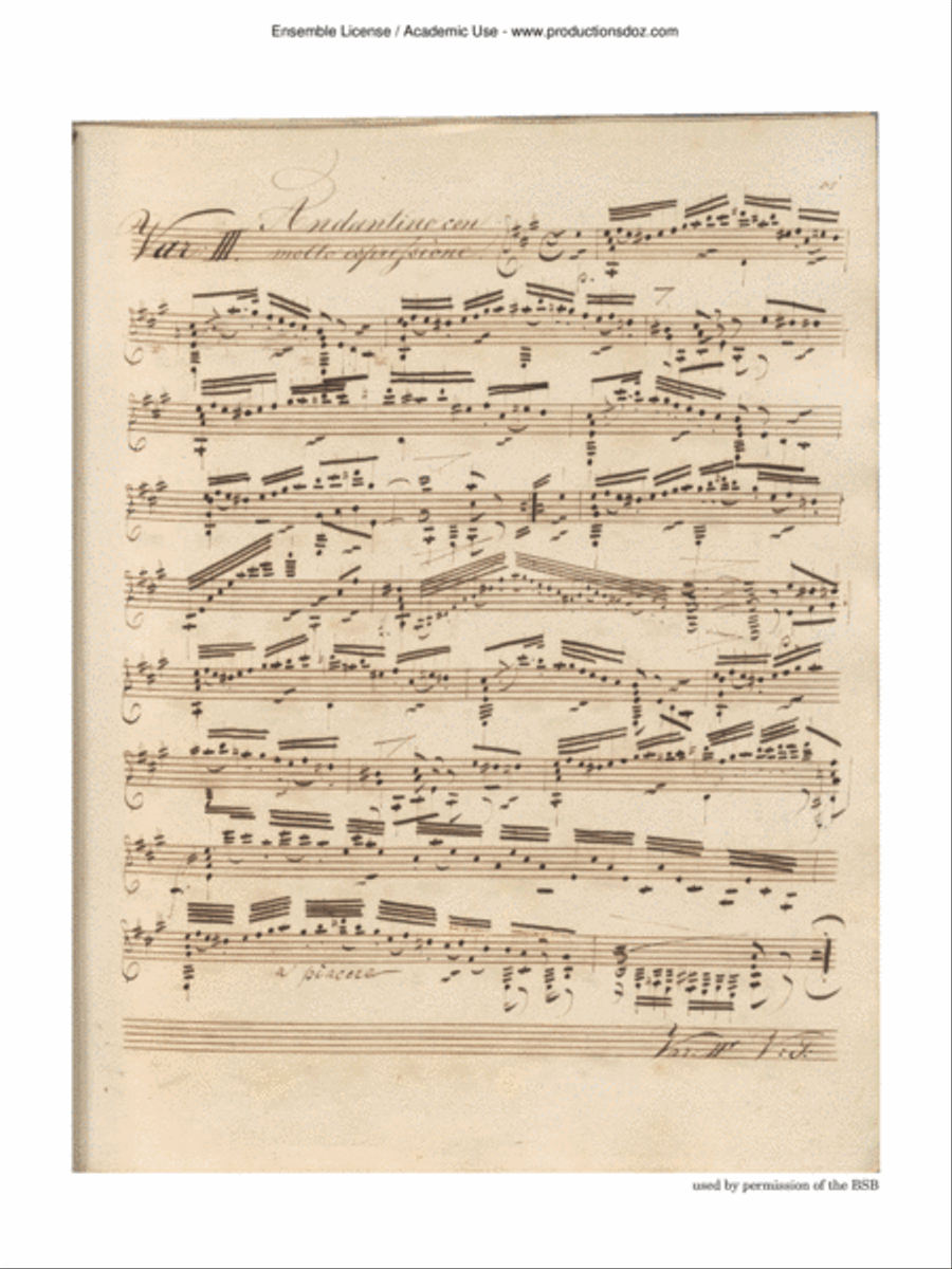 Introduction und Variationen Classical Guitar scores gallery preview page 3