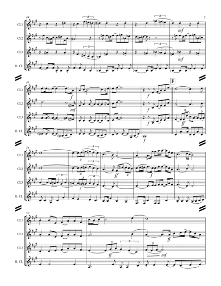 We've Only Just Begun Woodwind Quartet scores gallery preview page 4