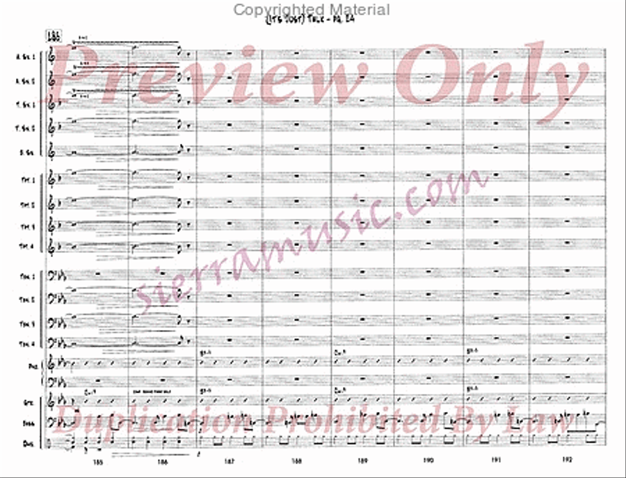 It's Just Talk Big Band scores gallery preview page 25