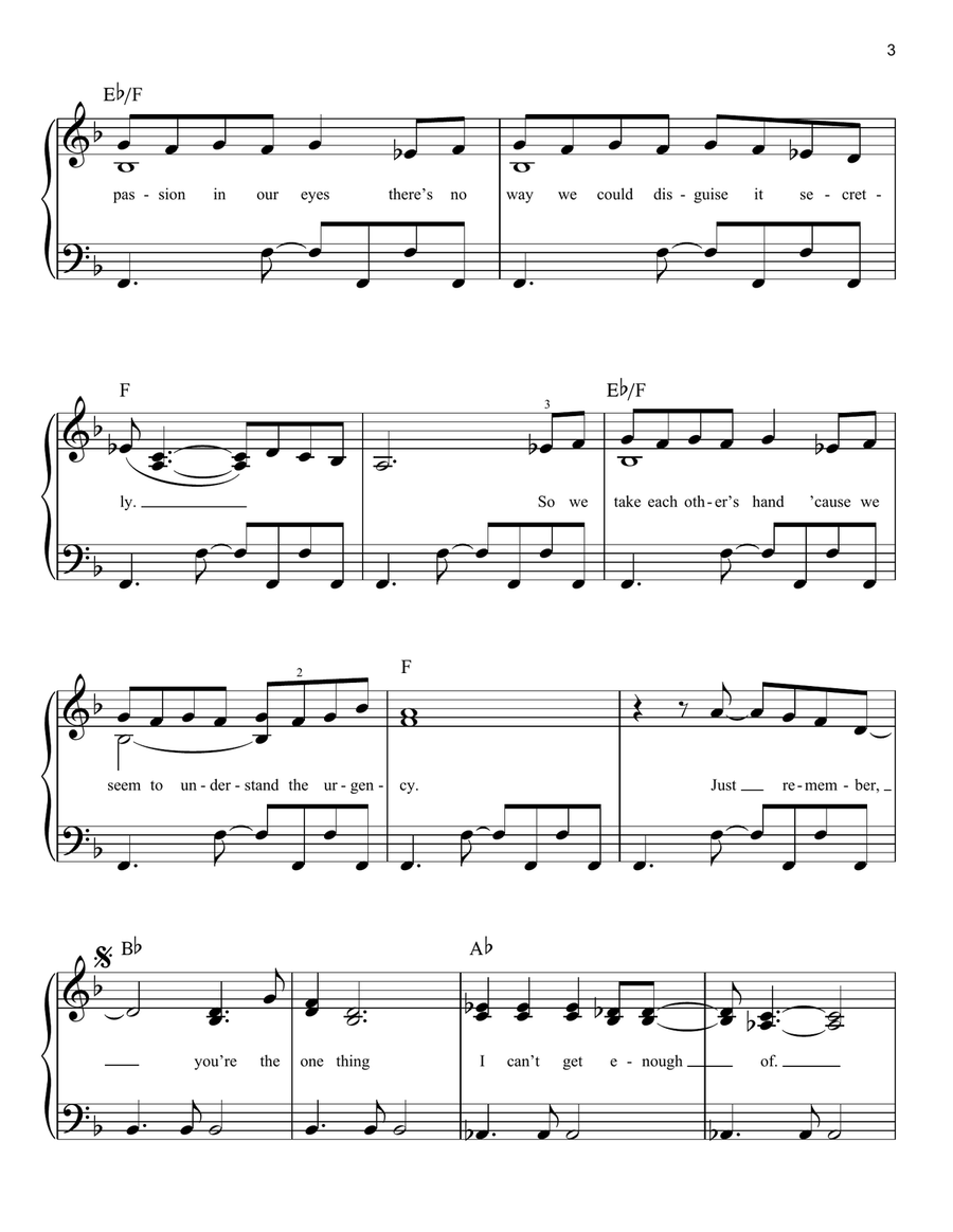 (I've Had) The Time Of My Life Voice scores gallery preview page 3