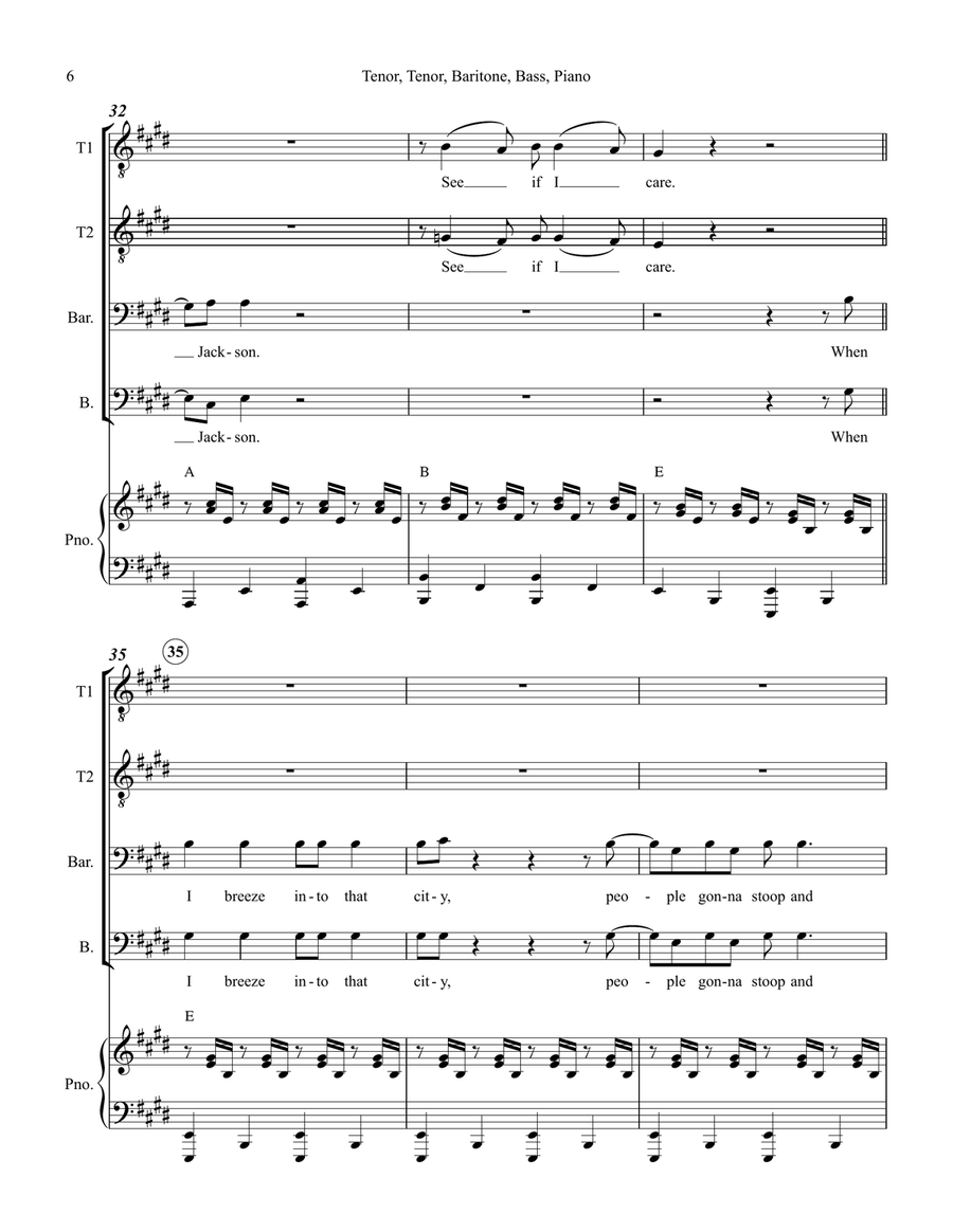 Jackson Jackson TTBB scores gallery preview page 6