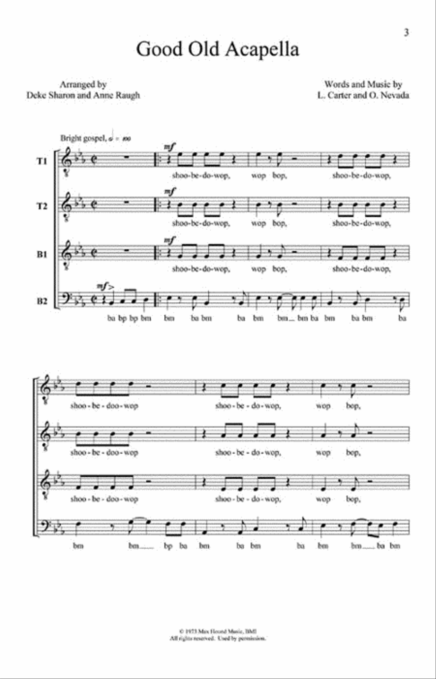 Good Old A Cappella Good Old A Cappella TTBB scores gallery preview page 2
