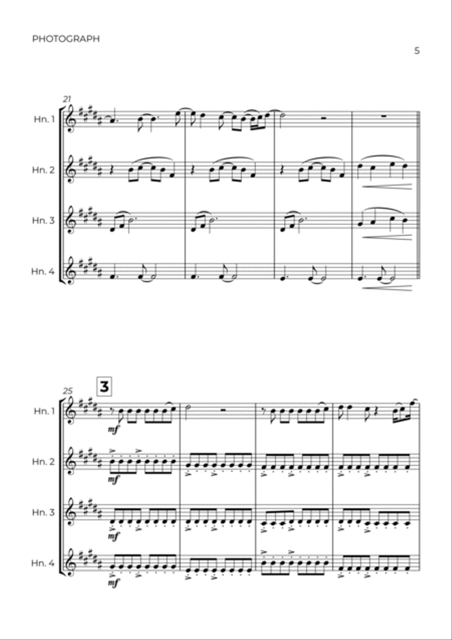 Photograph Photograph Brass Ensemble scores gallery preview page 5
