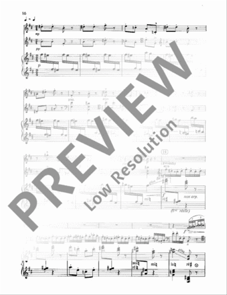 Trio Flute scores gallery preview page 17